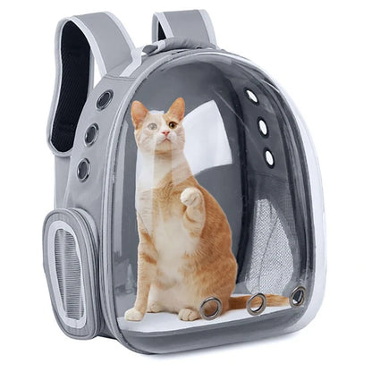 Small Pets Transparent And Breathable Capsule Bubble | Pet Backpack For Traveling